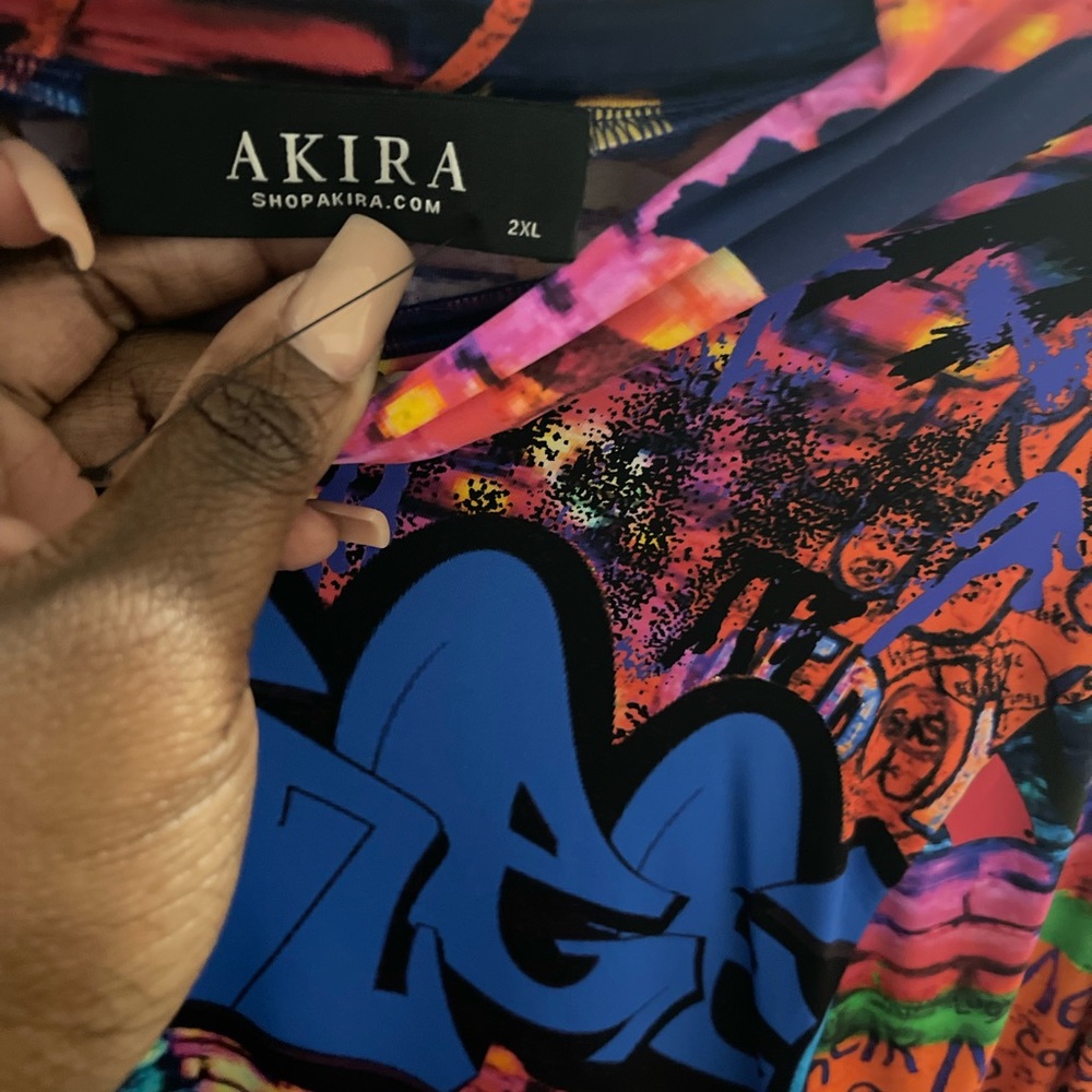 Multi colored body suit from Akira 2x